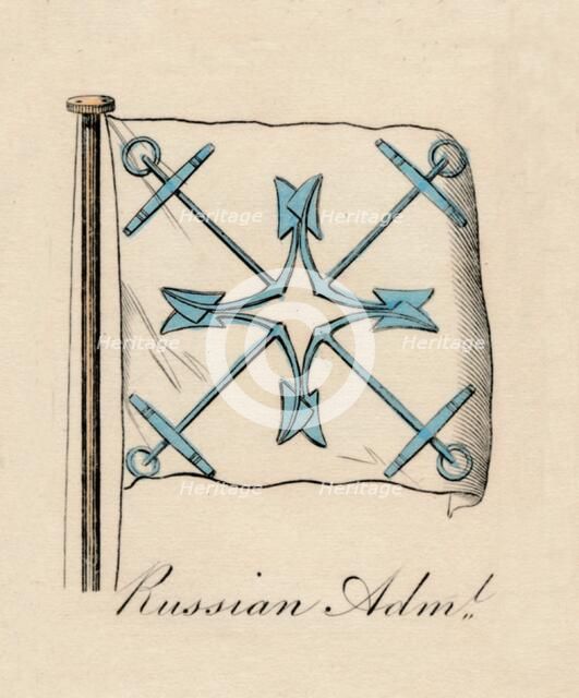 'Russian Admiral', 1838. Artist: Unknown.