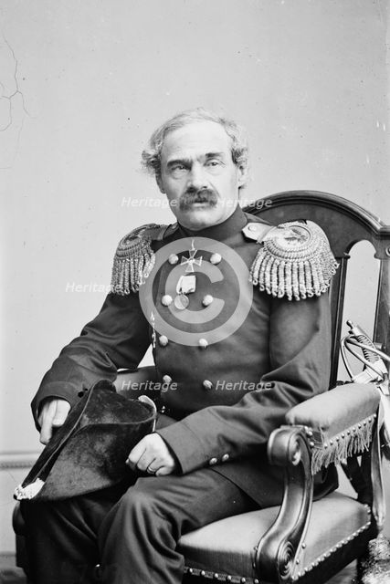 Russian Admiral Stepan Stepanovitch Lessovski, between 1855 and 1865. Creator: Unknown.