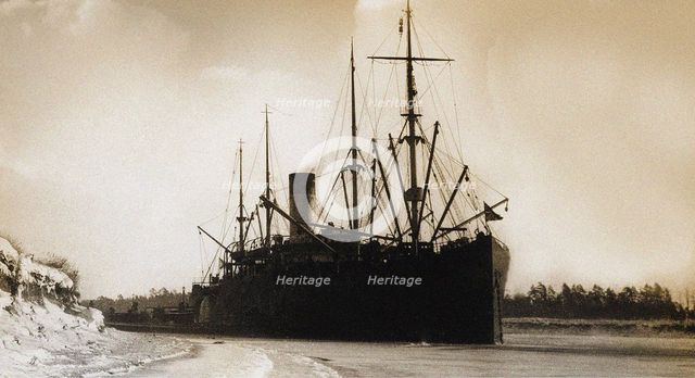 Russian armed transport ship Irtysh Artist: Anonymous  