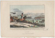 Russian attack from the entrenched camp at Dryssa on 15 July 1812. Artist: Campe, August Friedrich Andreas (1777-1846)