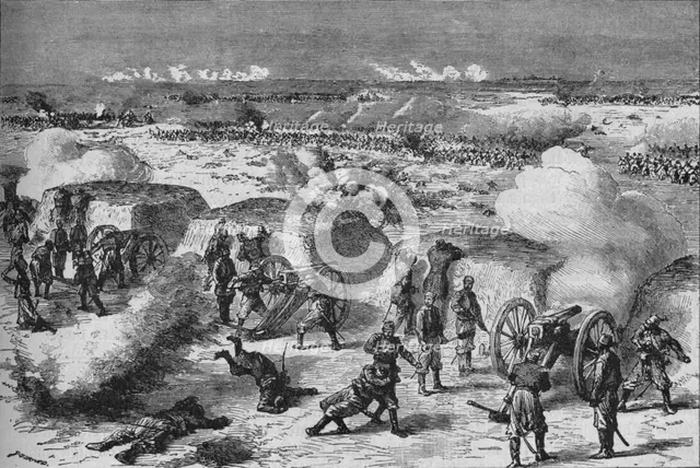 'Russian Attack Upon A Turkish Redoubt', 1902. Artist: Unknown.