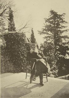 Russian author Leo Tolstoy, Gaspra, Crimea, Russia, 1902. Artist: Sophia Tolstaya