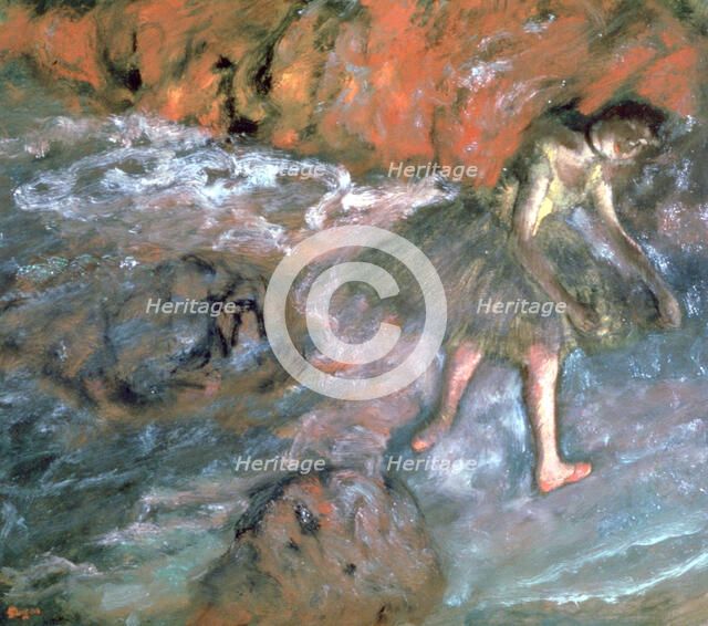 'Russian Ballerina', 1880. Artist: Edgar Degas