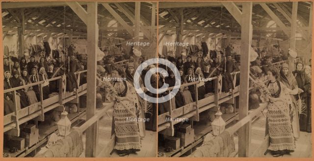 Russian barracks for pilgrims, Jerusalem, Palestine (Stereograph), 1890-1900.