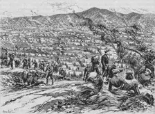Russian Camp Outside Plevna 1902. Artist: Henry Dustin