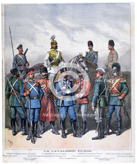 Russian cavalry, 1892. Artist: Henri Meyer