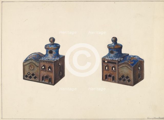Russian Church Coin Bank, c. 1938. Creator: Clementine Fossek.