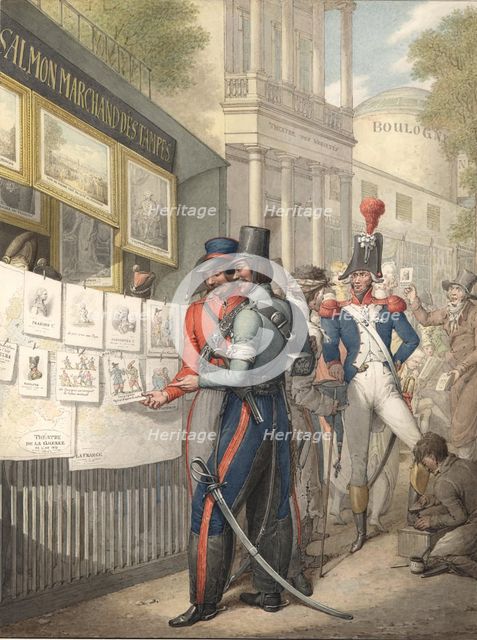 Russian Cossacks in Paris, 1914, 1814-1815.