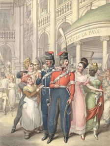 Russian Cossacks in Paris, 1914, 1814-1815