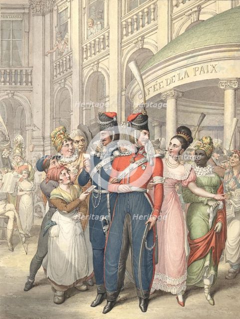Russian Cossacks in Paris, 1914, 1814-1815.
