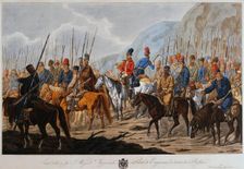 Russian Cossacks on March, c1800. Creator: Hess, Carl Ernst Christoph (1755-1828)