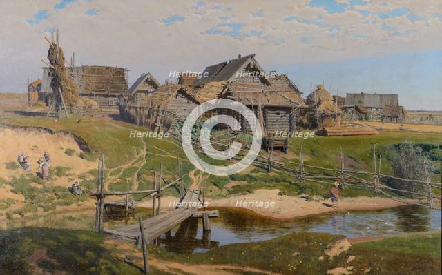 Russian Country Village.