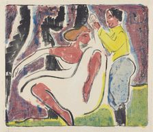 Russian Dancers, 1909. Creator: Ernst Kirchner