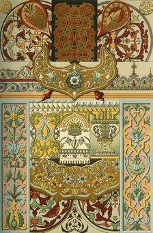 Russian enamel, majolica, wall painting, ceilings and japanned woodwork, (1898). Creator: Unknown