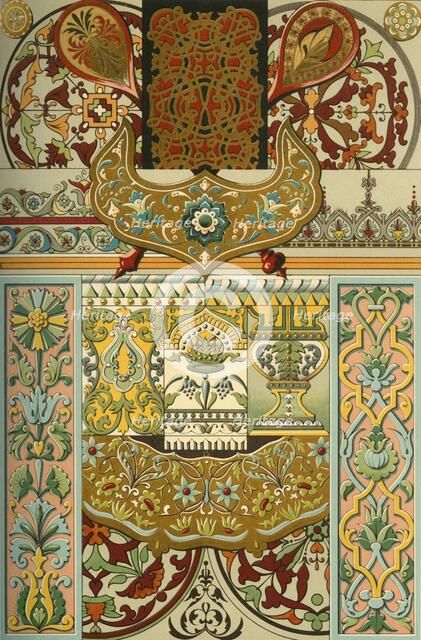 Russian enamel, majolica, wall painting, ceilings and japanned woodwork, (1898). Creator: Unknown.
