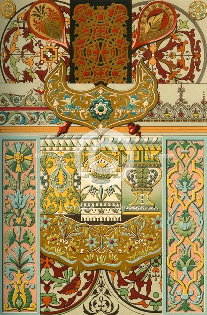 Russian enamel, majolica, wall painting, ceilings and japanned woodwork, (1898). Creator: Unknown.