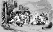 Russian encampment in the Caucasus 1854. Creator: Unknown