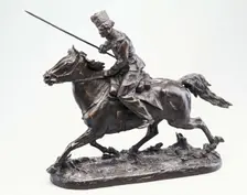 Russian Horseman, c1875. Creator: Evgeniy Lanceray