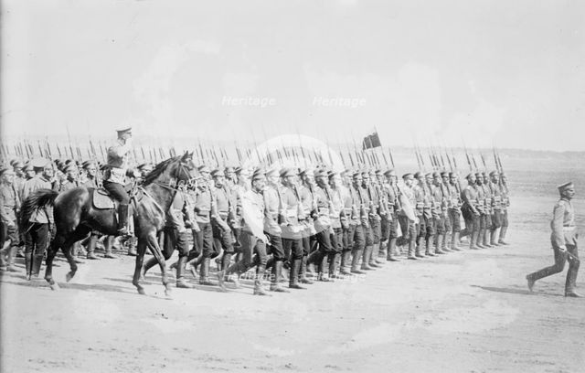 Russian infantry, between c1914 and c1915. Creator: Bain News Service.