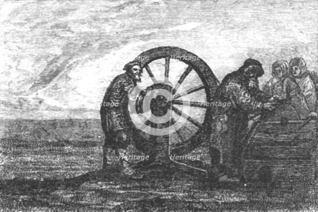 'Russian Knife-Grinder in Esthonia; The Baltic Provinces of Russia',1875. Creator: Unknown.