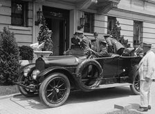 Russian Mission To U.S. - Mission Arriving at Embassy, July 1917. Creator: Harris & Ewing
