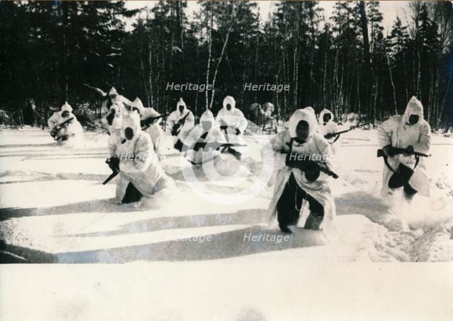 Russian partisans, Battle for Moscow, 1941. Creator: Unknown.