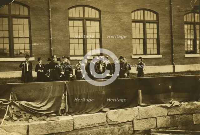 Russian peace commission arrives at Portsmouth, 1905. Creator: Unknown.
