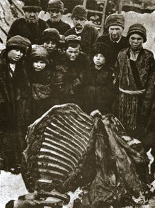 Russian peasants, late 19th century. Creator: Unknown