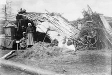 Russian Poles in war zone, between c1914 and c1915. Creator: Bain News Service