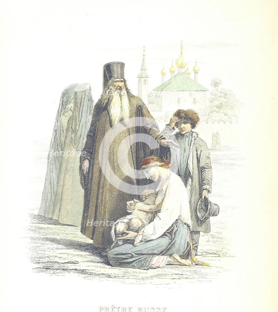 Russian priest, 1855. Creator: Boyer.