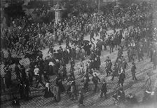 Russian prisoners in Lemberg, 1915. Creator: Bain News Service