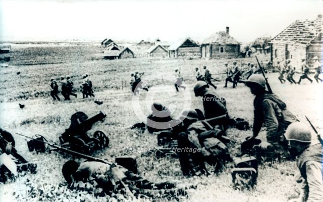 Russian Red Army advance, World War II, c1942-c1945. Creator: Unknown.