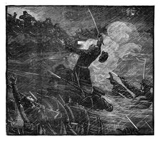 Russian repulse at Silistria, 19th century, (1888)