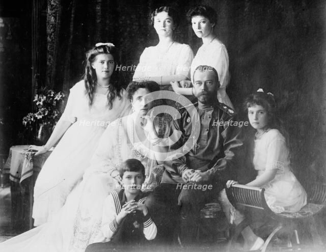 Russian Royal Family, 1914. Creator: Bain News Service.