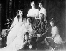 Russian Royal Family, 1914. Creator: Bain News Service