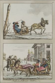 Russian sledges, Between 1792 and 1820
