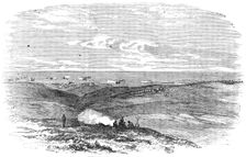 Russian Steamers Shelling the French Camp, Sebastopol, 1854. Creator: Unknown