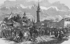 Russians at Giurgevo 1854. Creator: Unknown