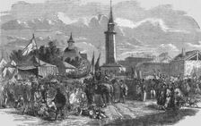 Russians at Giurgevo 1854. Creator: Unknown