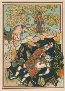 Rustem slaying the White Genius