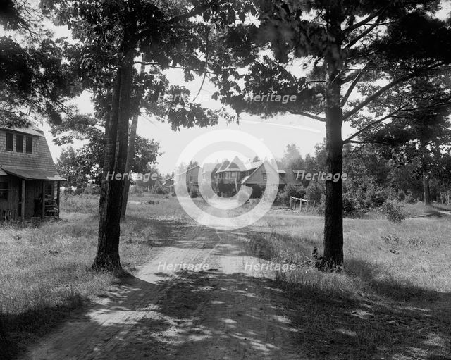 Rustic cottages at Harbor Beach, c1900. Creator: Unknown.