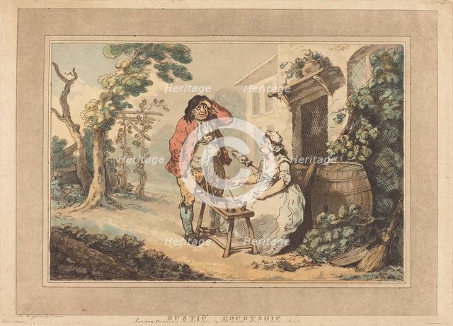 Rustic Courtship, 1785. Creator: Thomas Rowlandson.