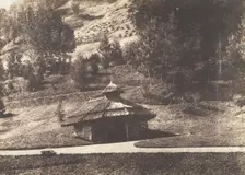 Rustic Pavilion at Eaux-Bonnes, 1854. Creator: Attributed to William Henri Gebhard