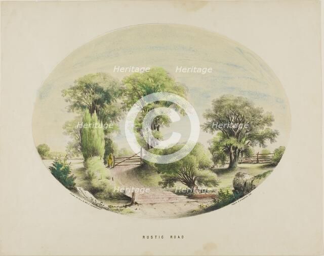 Rustic Road, 1849. Creator: William Newton Bartholomew.