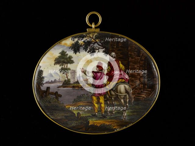 Rustic scene, between 1700 and 1750. Creator: Flemish School.