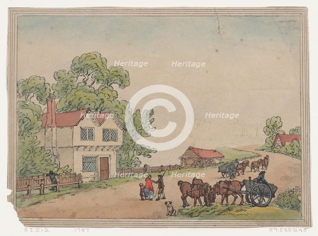 Rustic Sketch, 1787., 1787. Creator: Thomas Rowlandson.