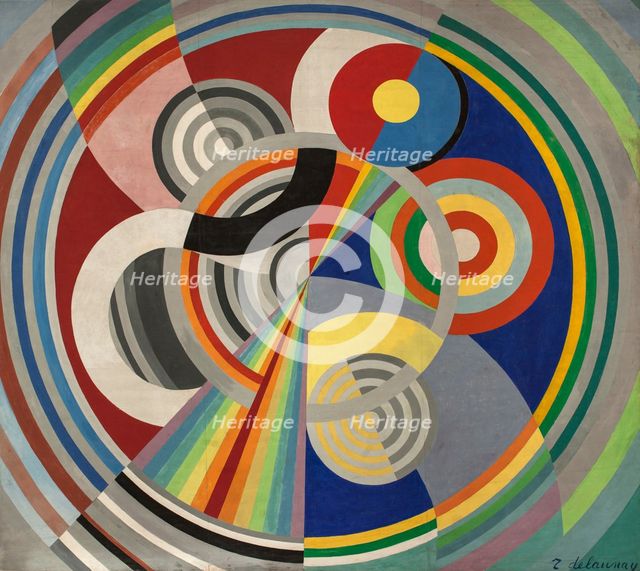 Rythme n°1, décoration pour le Salon des Tuileries, 1938. Creator: Delaunay, Robert (1885-1941).