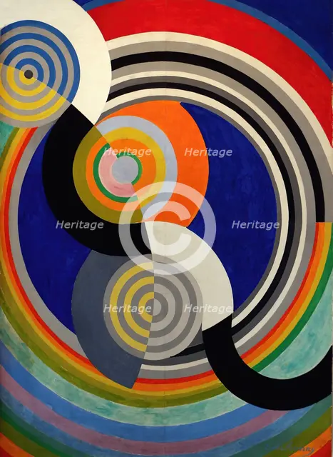 Rythme n°2, décoration pour le salon des Tuileries , 1938. Creator: Delaunay, Robert (1885-1941).