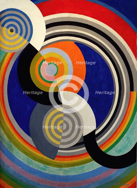 Rythme n°2, décoration pour le salon des Tuileries , 1938. Creator: Delaunay, Robert (1885-1941).