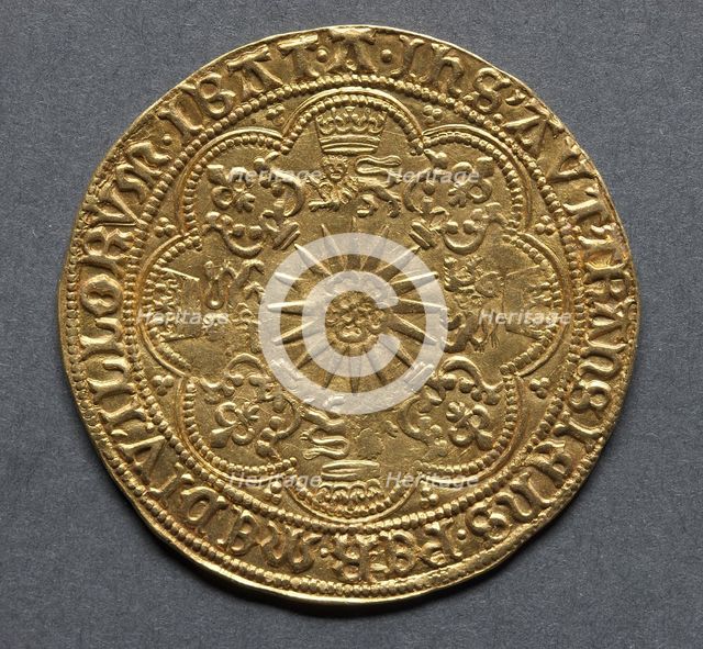 Ryal (reverse), 1583-1584/85. Creator: Unknown.